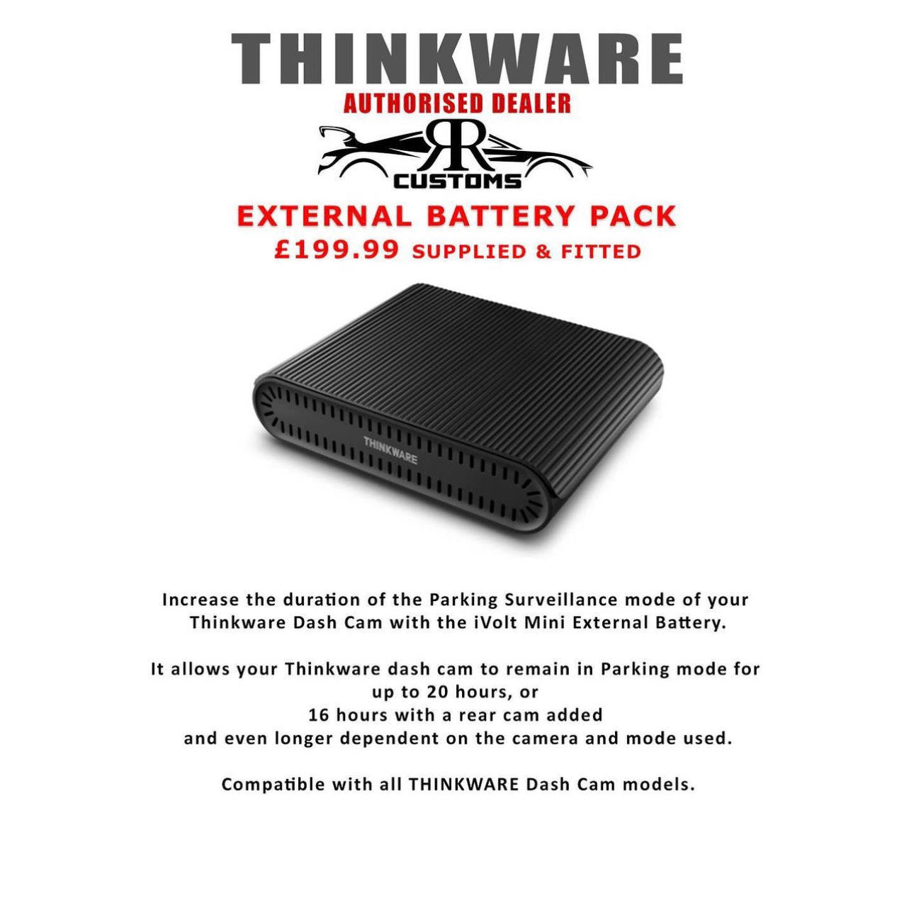 Thinkware External Battery Pack